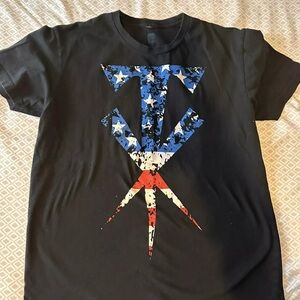 WWE Undertaker Symbol American Flag 4th Of July Shirt Size M Medium (M)
